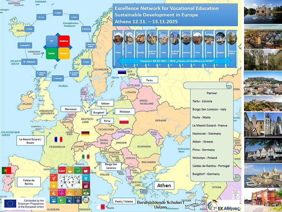 Exzellenz-Netzwerk Europa Übersicht Treffen Athen 2025 zum Thema Wasserstoff